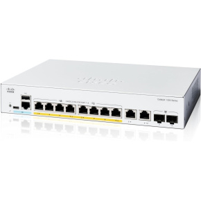 Cisco Catalyst switch C1300-8FP-2G (8xGbE,2xGbE/SFP combo,8xPoE+,120W,fanless) - REFRESH Cisco Catalyst switch C1300-8FP-2G (8xGbE,2xGbE/SFP combo,8xPoE+,120W,fanless) - REFRESH