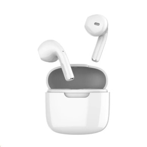 Orava bezdrátová sluchátka s mikrofonem, USB-C, dotykové ovládání, do uší, IPX3, bílá Orava bezdrátová sluchátka s mikrofonem, USB-C, dotykové ovládání, do uší, IPX3, bílá