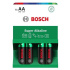 Bosch LR6SA4B/00 Super Alkaline (Blistr 4 ks)