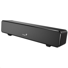 GENIUS repro USB SoundBar 100/ drátový/ 6W/ USB/ 3,5" jack/ černý GENIUS repro USB SoundBar 100/ drátový/ 6W/ USB/ 3,5" jack/ černý