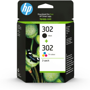 HP 302 Ink Cartridge Combo 2-Pack (X4D37AE) (190 / 165 pages) HP 302 Ink Cartridge Combo 2-Pack (X4D37AE) (190 / 165 pages)