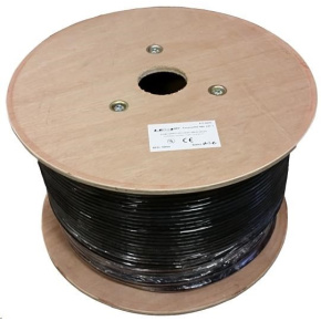 S/FTP kabel LEXI-Net, Cat7, dvojitý LS0H+PE, černý, 500m, cívka S/FTP kabel LEXI-Net, Cat7, dvojitý LS0H+PE, černý, 500m, cívka
