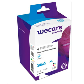 WECARE ARMOR cartridge pro HP Photosmart C5380,5510, 5515, C6380, černá/black+1C+1M+1Y/HC, 1x19/3x12ml