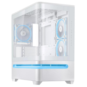 ASUS Case AP202 PRIME CASE, mATX, Průhledná bočnice, 3x 120mm ARGB Fan, bílá ASUS Case AP202 PRIME CASE, mATX, Průhledná bočnice, 3x 120mm ARGB Fan, bílá