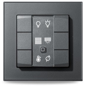 Homematic IP Nástěnný dálkový ovladač - 6 tlačítek, antracit - HmIP-WRC6-A Homematic IP Nástěnný dálkový ovladač - 6 tlačítek, antracit - HmIP-WRC6-A