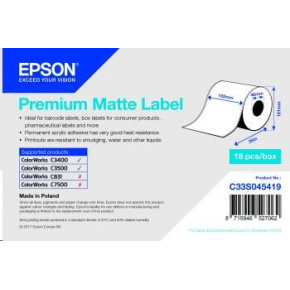 Epson label roll, normal paper, 102mm