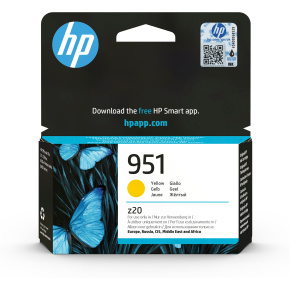 HP 951 Yellow Original Ink Cart, CN052AE (700 pages) HP 951 Yellow Original Ink Cart, CN052AE (700 pages)