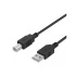 WG Datový kabel USB-A (male) to USB-B (male) / 1,5m / black