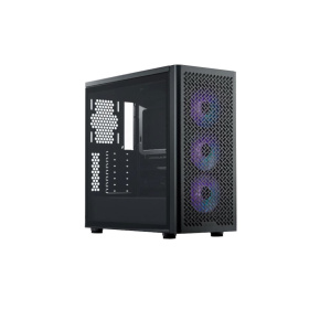 Cooler Master case Elite 502, Průhledná bočnice, ATX, 3x 120mm ARGB Fan, černá Cooler Master case Elite 502, Průhledná bočnice, ATX, 3x 120mm ARGB Fan, černá