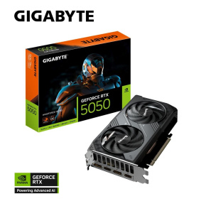 GIGABYTE VGA NVIDIA GeForce RTX 5050 WINDFORCE OC 8G, 8G GDDR6, 2xDP, 2xHDMI GIGABYTE VGA NVIDIA GeForce RTX 5050 WINDFORCE OC 8G, 8G GDDR6, 2xDP, 2xHDMI