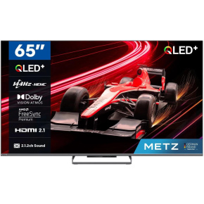Metz 65MQE8000Z 65" TV, 4K Ultra HD, QLED, Bluetooth, Dolby Atmos, HDR, Google TV, AMD FreeSync Premium Metz 65MQE8000Z 65" TV, 4K Ultra HD, QLED, Bluetooth, Dolby Atmos, HDR, Google TV, AMD FreeSync Premium