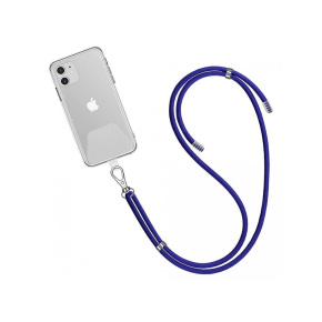 WG - Crossbody lace strap / transparent / blue