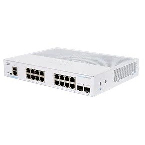 Cisco switch CBS350-16T-E-2G, 16xGbE RJ45, 2xSFP, fanless
