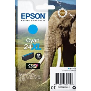 EPSON ink bar Singlepack "Slon" Cyan 24XL Claria Photo HD Ink