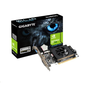 GIGABYTE VGA NVIDIA GV-N710D3-2GL 2.0, GT 710, 2GB DDR3, 1xHDMI, 1xDVI, 1xVGA