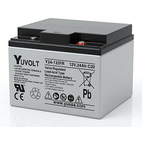 Baterie - YUVOLT Y24-12FR (12V; 24Ah; závit M5; životnost 3-5let) Baterie - YUVOLT Y24-12FR (12V; 24Ah; závit M5; životnost 3-5let)