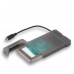 iTec USB 3.0 MySafe Easy, rámeček na externí pevný disk 9,5mm / 2.5" USB-C 3.1 Gen2, černý