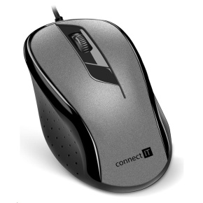 CONNECT IT Optická myš, USB, šedá