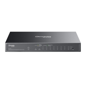 TP-Link OMADA switch ES210GP (9xGbE,1xGbE/SFPcombo,8xPoE+,63W, fanless)