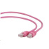 GEMBIRD kabel patchcord CAT6 stíněný FTP 0,25m, růžový