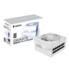 GIGABYTE zdroj AE1000PM PG5, 1000W, 80+ Platinum, 120mm fan, bílá GIGABYTE zdroj AE1000PM PG5, 1000W, 80+ Platinum, 120mm fan, bílá