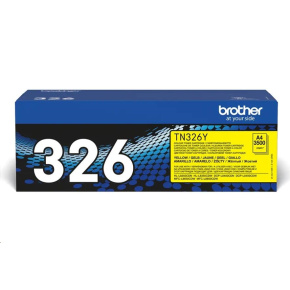 BROTHER Toner TN-326Y Laser Supplies - 3500stran - pro DCP-L8450CDW BROTHER Toner TN-326Y Laser Supplies - 3500stran - pro DCP-L8450CDW