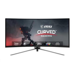 MSI LCD MAG 345CQR, 34" 3440x1440, 180Hz, 1ms, VESA, DP, HDMI, Audio, Black