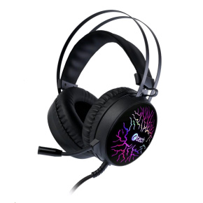C-TECH Herní sluchátka Astro (GHS-16), casual gaming, LED, 7 barev podsvícení