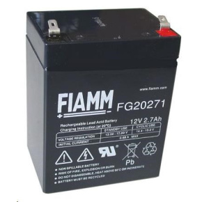 Baterie - Fiamm FG20271 (12V/2,7Ah - Faston 187), životnost 5let