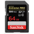 SanDisk SDHC karta 64GB Extreme PRO (300 MB/s, Class 10, UHS-II U3 V90)