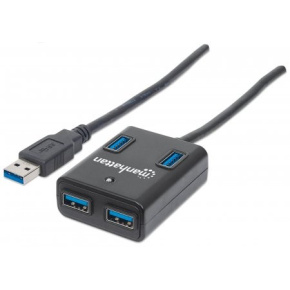 MANHATTAN USB 3.0 Hub, 4 Ports, Bus Power