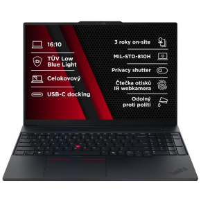 LENOVO NTB ThinkPad E16 AMD G3 - Ryzen7 250,16" WUXGA,32GB,1TBSSD,FHD+IRcam,W11H LENOVO NTB ThinkPad E16 AMD G3 - Ryzen7 250,16" WUXGA,32GB,1TBSSD,FHD+IRcam,W11H