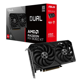 ASUS VGA AMD Radeon RX 9060 XT DUAL 16GB, RX 9060 XT, 16GB GDDR6, 2xDP, 1xHDMI ASUS VGA AMD Radeon RX 9060 XT DUAL 16GB, RX 9060 XT, 16GB GDDR6, 2xDP, 1xHDMI