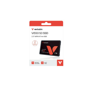 VERBATIM SSD Vi550 S3 2TB SATA III, 2.5” W 550/ R 500 MB/s VERBATIM SSD Vi550 S3 2TB SATA III, 2.5” W 550/ R 500 MB/s