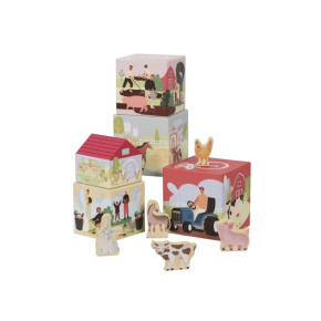 Kostky pro děti (stohovací) - Farma Kostky pro děti (stohovací) - Farma