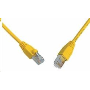 Solarix Patch kabel CAT6 SFTP PVC 0,5m žlutý snag-proof C6-315YE-0,5MB