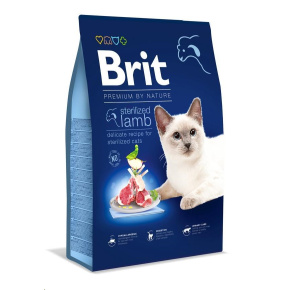Brit Premium by Nature Cat Sterilized Lamb, 8 kg