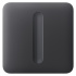 Ajax SoloButton (Dimmer) - Samostatné stmívatelné tlačítko pro LightSwitch, grafitová
