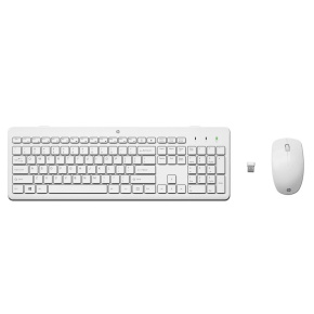 BAZAR - HP 230 Wireless Mouse and Keyboard Combo (White) CZ/SK - bezdrátová klávesnice a myš - pošk.obal BAZAR - HP 230 Wireless Mouse and Keyboard Combo (White) CZ/SK - bezdrátová klávesnice a myš - pošk.obal