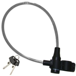 Master Lock Ocelové lanko na kolo  8269EURDPRO_65cm, průhledné