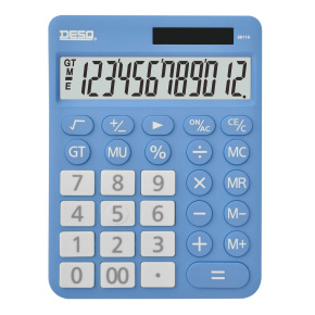 DESQ Kalkulačka XL, světle modrá DESQ Kalkulačka XL, světle modrá