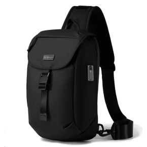 MYBALO Axis kompaktní batoh přes rameno, černá MYBALO Axis kompaktní batoh přes rameno, černá