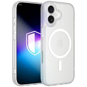 3mk ochranný kryt Misty MagCase White pro Apple iPhone 16 3mk ochranný kryt Misty MagCase White pro Apple iPhone 16