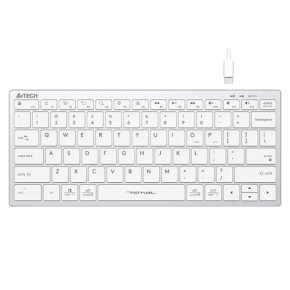 A4tech Klávesnice FX51, kancelářská klávesnice, membránová, bezdrátová, CZ/SK, Bílá A4tech Klávesnice FX51, kancelářská klávesnice, membránová, bezdrátová, CZ/SK, Bílá