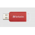 VERBATIM Flash Disk 16GB DataBar USB 2.0 Drive, červená