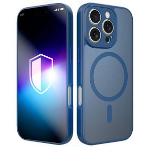 3mk ochranný kryt Misty MagCase Blue pro Apple iPhone 16 Pro 3mk ochranný kryt Misty MagCase Blue pro Apple iPhone 16 Pro