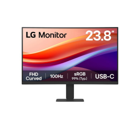 LG MT VA LCD LED 23,8" 24U421A - VA panel, 1920x1080, zakřivený, 100hz, USB-C, HDMI LG MT VA LCD LED 23,8" 24U421A - VA panel, 1920x1080, zakřivený, 100hz, USB-C, HDMI