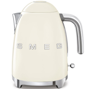 Smeg KLF03CREU rychlovarná konvice, 1,7 l, (7 šálků), 2400 W, styl 50. let, krémová Smeg KLF03CREU rychlovarná konvice, 1,7 l, (7 šálků), 2400 W, styl 50. let, krémová