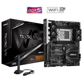 ASRock MB Sc sTRX5 TRX50 WS, AMD TRX50, 4xDDR5, E-ATX ASRock MB Sc sTRX5 TRX50 WS, AMD TRX50, 4xDDR5, E-ATX