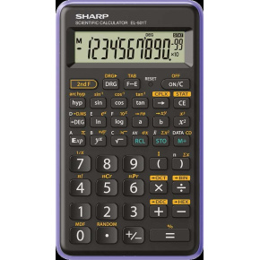 SHARP kalkulačka - EL-501T - zelená (balení blister)